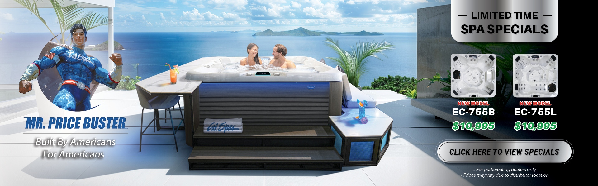 Calspas hot tub being used in a family setting - Salem